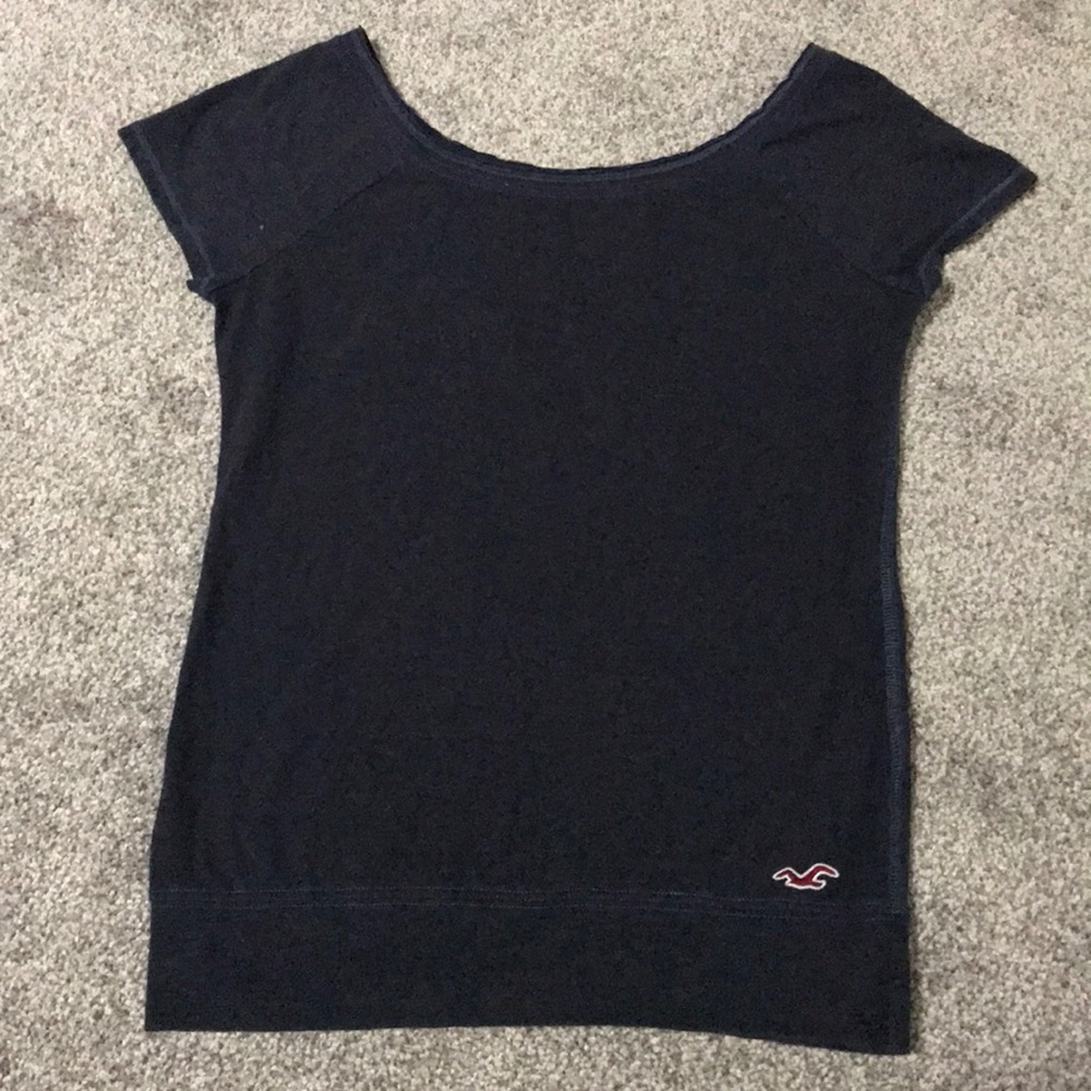 Hollister shirt. Navy blue.
